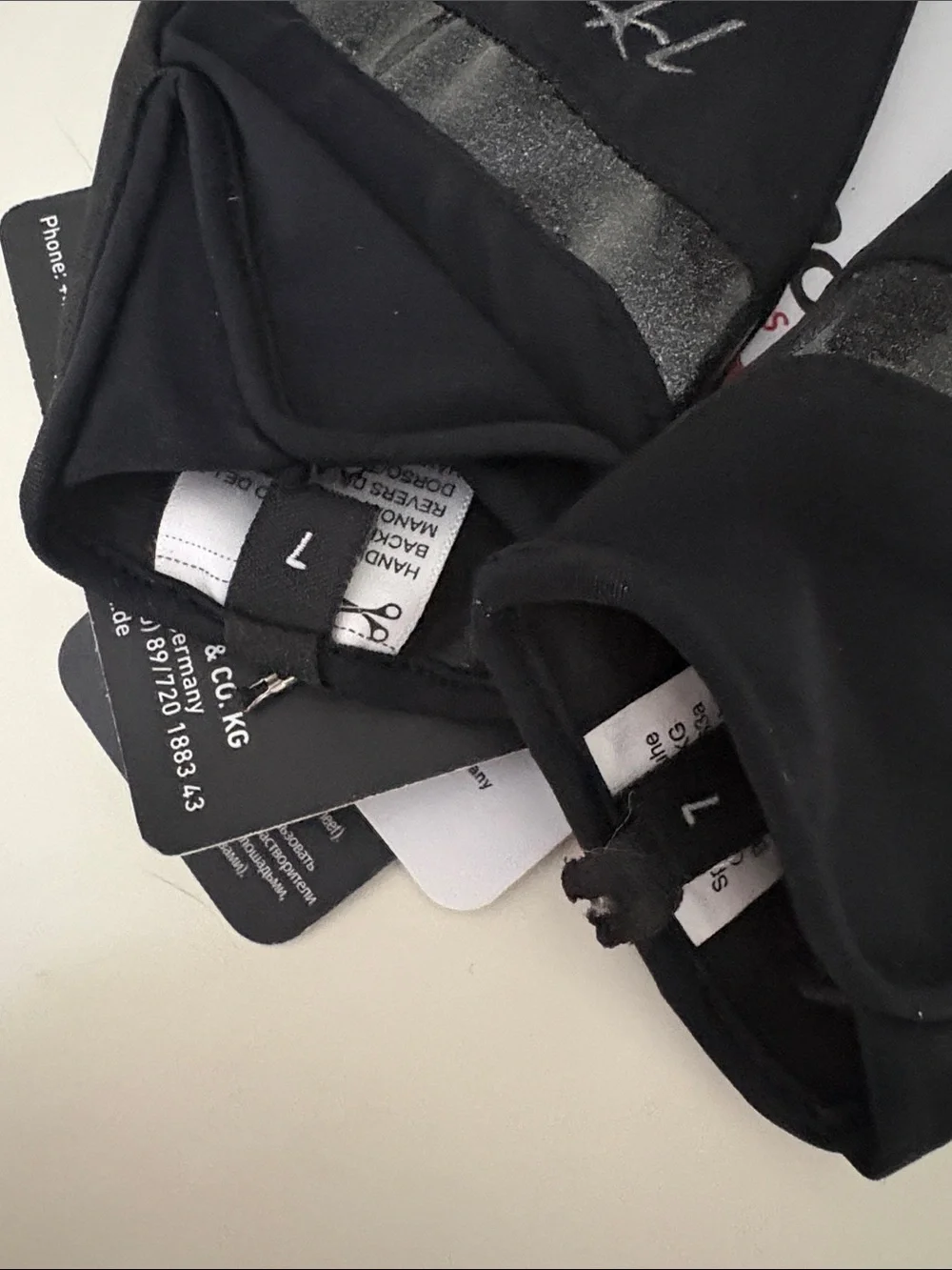 NWT Roeckl Lorraine Safe Grip Riding Glove Black Size 7